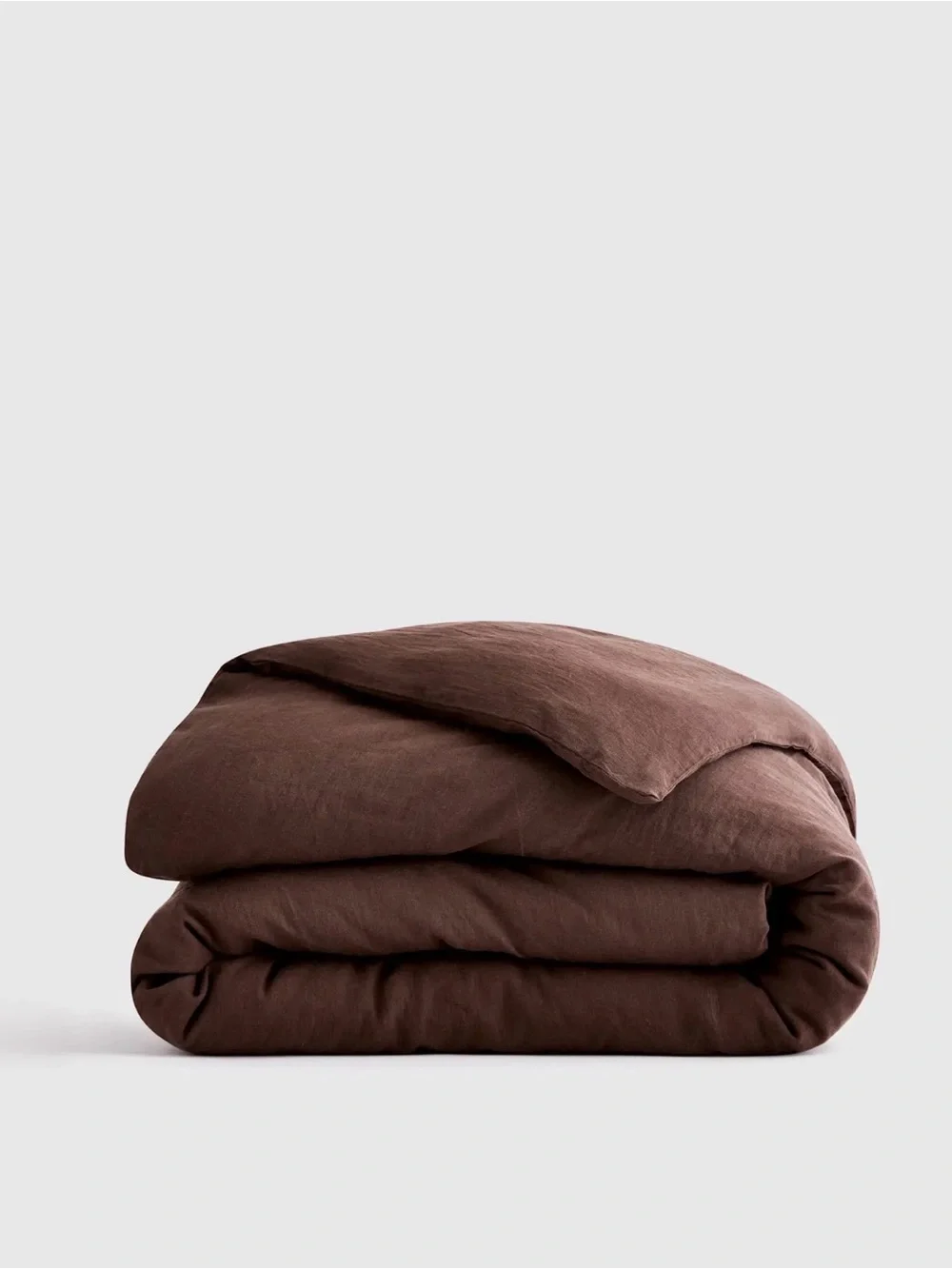 Quince NWOT European Linen Duvet Cover in Espresso King/Cal King 1108